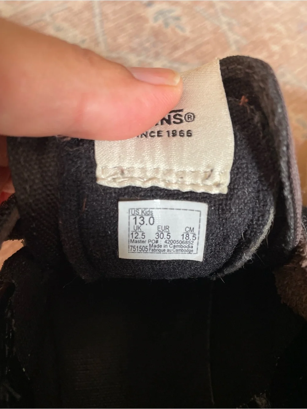Vans Kids Brown Suede & Black Mid-Top Sneakers with Cream Stripe